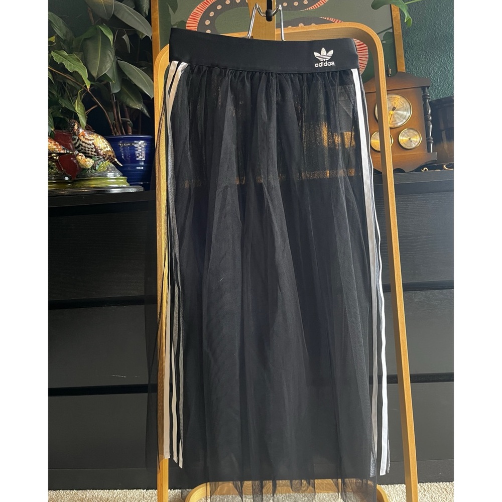 Adidas Black Tulle Skirt